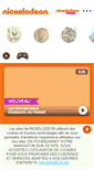 Mobile Screenshot of nickelodeon.fr